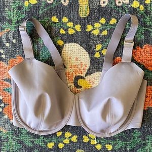 34F ThirdLove Classic Unlined full coverage bra purple